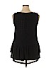 Elvi 100% Polyester Black Sleeveless Blouse Size 14 - photo 2