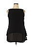 Elvi 100% Polyester Black Sleeveless Blouse Size 14 - photo 1