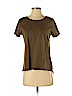 Zara 100% Cotton Green Short Sleeve T-Shirt Size S - photo 1