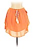 Free People 100% Cotton Orange Casual Skirt Size L - photo 1