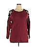 Venus 100% Cotton Burgundy Pullover Sweater Size XL - photo 1
