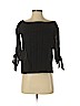 Bailey 44 100% Cotton Black 3/4 Sleeve Blouse Size XS - photo 1
