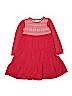 Hanna Andersson 100% Cotton Red Dress Size 130 cm / US 8 - photo 1