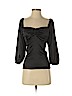Marciano Black 3/4 Sleeve Silk Top Size S - photo 1