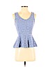 Forever 21 Blue Sleeveless Blouse Size S - photo 1