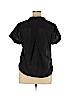 A New Day Black Short Sleeve Blouse Size XL - photo 2