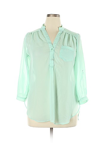 Iz Byer 3/4 Sleeve Blouse (view 1)