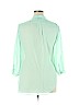 Iz Byer 100% Polyester Green 3/4 Sleeve Blouse Size XL - photo 2