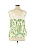Motherhood 100% Cotton Green Sleeveless Blouse Size XL - photo 2