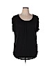 Style&Co Black Short Sleeve Top Size 1X - photo 1