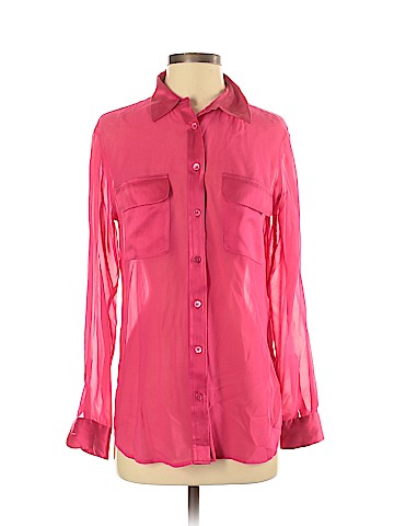 Equipment Long Sleeve Button-Down Shirt (view 1)
