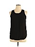 Mossimo 100% Polyester Black Sleeveless Blouse Size L - photo 1