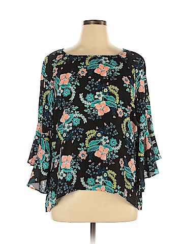 New York & Company 3/4 Sleeve Blouse (view 1)