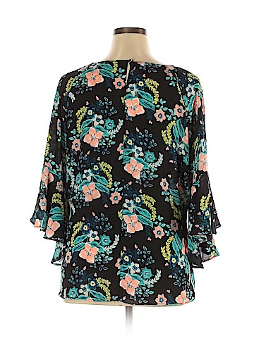 New York & Company 3/4 Sleeve Blouse (view 2)