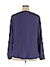 Nine West 100% Polyester Purple Long Sleeve Blouse Size XL - photo 2
