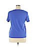 Jones New York Signature 100% Cotton Blue Short Sleeve T-Shirt Size XXL - photo 2