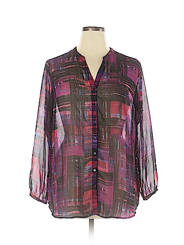 Fred David Long Sleeve Blouse (view 1)