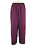 Roaman's 100% Polyester Purple Casual Pants Size 14 - photo 1
