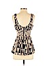 Tracy Reese Tan Sleeveless Top Size S - photo 2