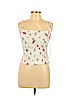 Kendall & Kylie 100% Rayon Ivory Sleeveless Top Size L - photo 1