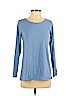 Purejill Blue Long Sleeve T-Shirt Size S (petite) - photo 1