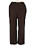 Alfred Dunner Brown Dress Pants Size 18W - photo 1