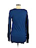 Ella Moss Blue Silk Pullover Sweater Size M - photo 2