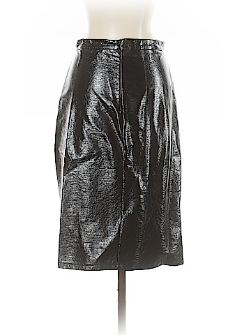 Zara Faux Leather Skirt (view 2)