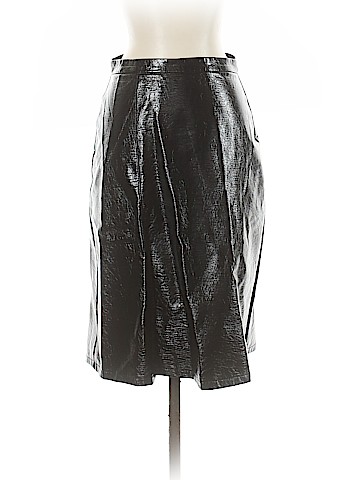 Zara Faux Leather Skirt (view 1)