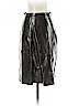 Zara 100% Polyester Black Faux Leather Skirt Size S - photo 1