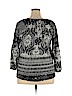 Lucky Brand Black 3/4 Sleeve Top Size 2X - photo 2