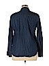 IZOD 100% Cotton Blue Long Sleeve Button-Down Shirt Size XL - photo 2