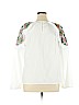 Crown & Ivy 100% Cotton White 3/4 Sleeve Blouse Size XL - photo 2