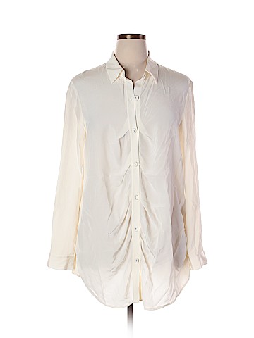 St. John Long Sleeve Silk Top (view 1)