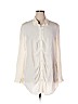 St. John 100% Silk Ivory Long Sleeve Silk Top Size 14 - photo 1