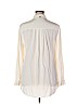 St. John 100% Silk Ivory Long Sleeve Silk Top Size 14 - photo 2