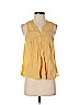 American Eagle Outfitters Yellow Sleeveless Blouse Size S - photo 1