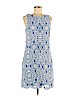 Belle Badgley Mischka Blue Casual Dress Size 8 - photo 1