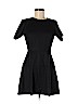 Aqua Black Casual Dress Size M - photo 1