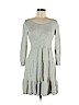 American Eagle Outfitters Gray Casual Dress Size M - photo 1