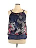 Hang Ten 100% Polyester Blue Sleeveless Blouse Size XL - photo 1