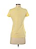 Lucky Brand 100% Cotton Yellow Short Sleeve Top Size S - photo 2