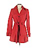 Via Spiga 100% Polyester Red Coat Size S - photo 1