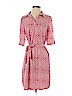 Laundry by Shelli Segal 100% Polyester Red Casual Dress Size 2 - photo 1