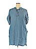 Philosophy Republic Clothing 100% Tencel Lyocell Blue Casual Dress Size XL - photo 1