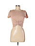 Forever 21 Tan Short Sleeve Top Size M - photo 1