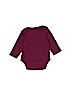 Old Navy 100% Cotton Purple Long Sleeve Onesie Size 0-3 mo - photo 2