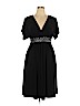 Bisou Bisou Black Casual Dress Size 14 - photo 1