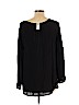 Old Navy - Maternity 100% Rayon Black Long Sleeve Blouse Size L - photo 2