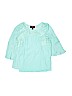 Iz Byer Lace Blue 3/4 Sleeve Blouse Size 14 - photo 1